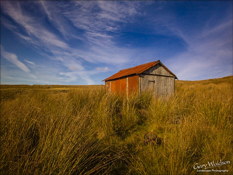 Feed shed in Birkdale. Landscape photography by Gary Waidson.