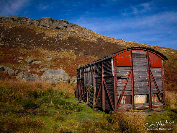 Rail wagon shed in Birkdale. Landscape photography by Gary Waidson.