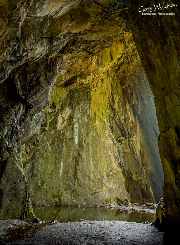 Cathedral Quarry, Cumbria. Landscape photography by Gary Waidson.