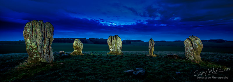 Five Stones of Duddo - ©  Waylandscape. Fine Art Landscape Photography by Gary Waidson