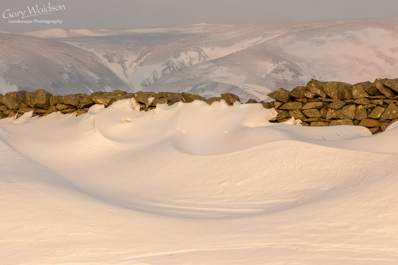 Howgills Snow Drift. Waylandscape. Fine Art Landscape Photography by Gary Waidson