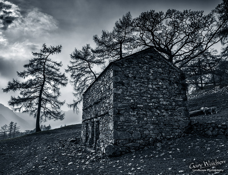 old barn, Langdale, Cumbria. Landscape photography by Gary Waidson.
