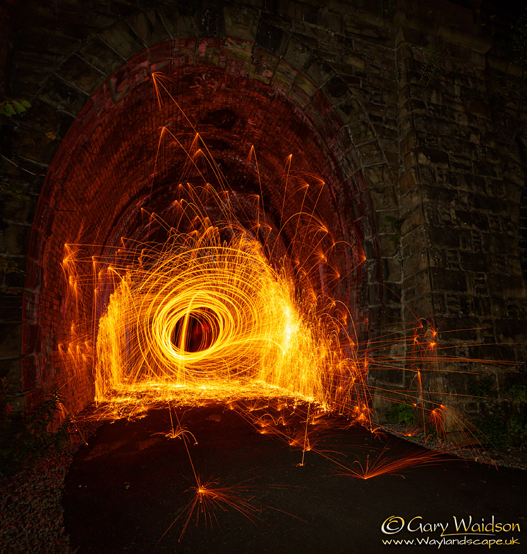 Fire Spiral I - Fine Art Landscape Photography by Gary Waidson