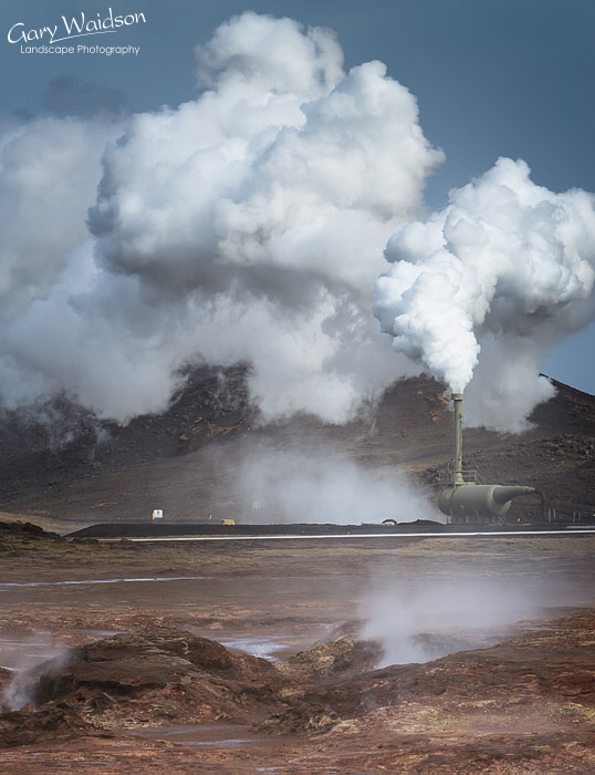 Gunnuhver Steam Engine, Iceland - Photo Expeditions -  Gary Waidson - All Rights Reserved